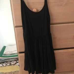 black flowy dress